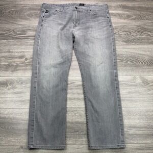 Adriano Goldschmied Jeans Mens 38x28 Gray The Matchbox Slim Straight Stretch